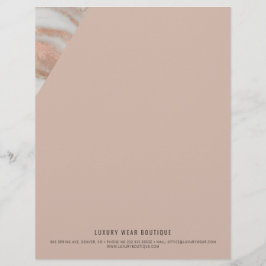 Affärskontor för marmorsten i ro brevhuvud