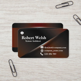 Affärskort 10 för övertoningsFärgad Visitkort