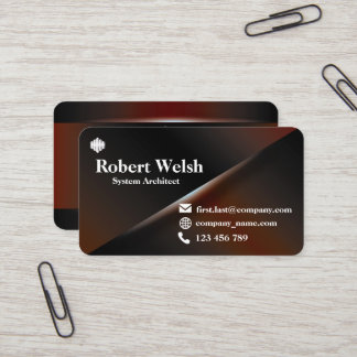 Affärskort 10 för övertoningsFärgad Visitkort