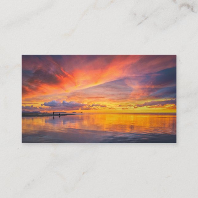 Affärskort 3,5 x 2,0 tum visitkort (Framsida)