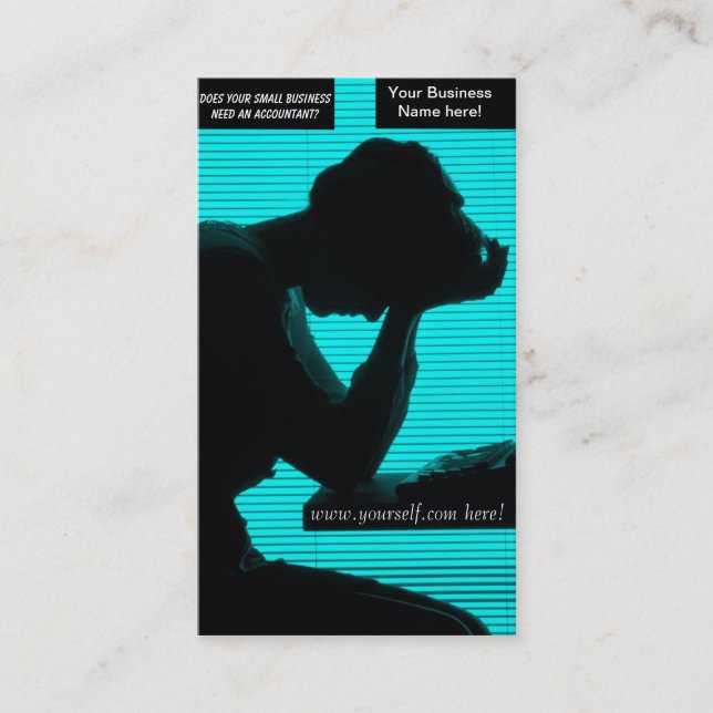 Affärskort Accountant Visitkort (Framsida)