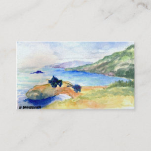 AFFÄRSKORT - ARTISTEDITION - "SHORELINE" VISITKORT
