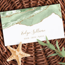 affärskort att skämma grönt