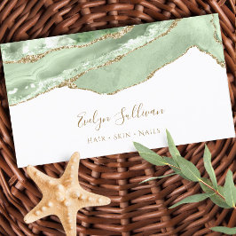 affärskort att skämma grönt visitkort