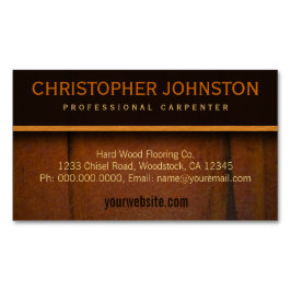 Affärskort av  av trä magnetiska visitkort