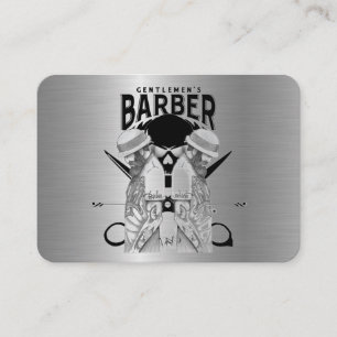 Affärskort av barber visitkort