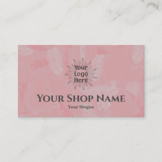 Affärskort av Boutique Rosa Oljemålning Visitkort