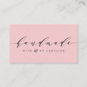 Affärskort av chic-skript Handmade business Visitkort