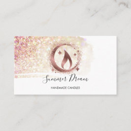 Affärskort av enkelt modererat handgjort honungslj visitkort