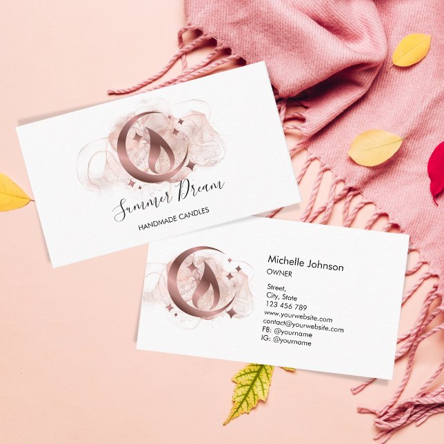 Affärskort av enkelt modererat handgjort honungslj visitkort (Skapare uppladdad)