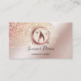 Affärskort av enkelt modererat handgjort honungslj visitkort