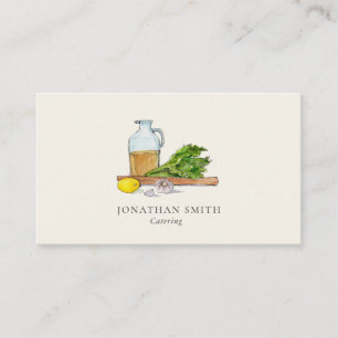 Affärskort av färsk Catering Visitkort