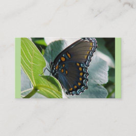 Affärskort av fjärilar visitkort