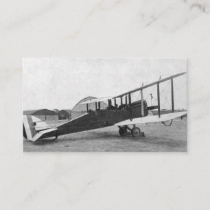 Affärskort av flygplansflygplanets Vintage Visitkort
