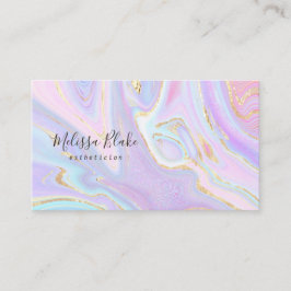 affärskort av flytande marmor visitkort