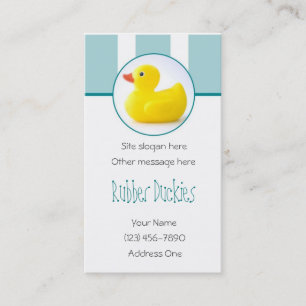 Affärskort av gummi Duckies Visitkort