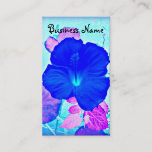 Affärskort av hawaiian Hibiscus art Visitkort