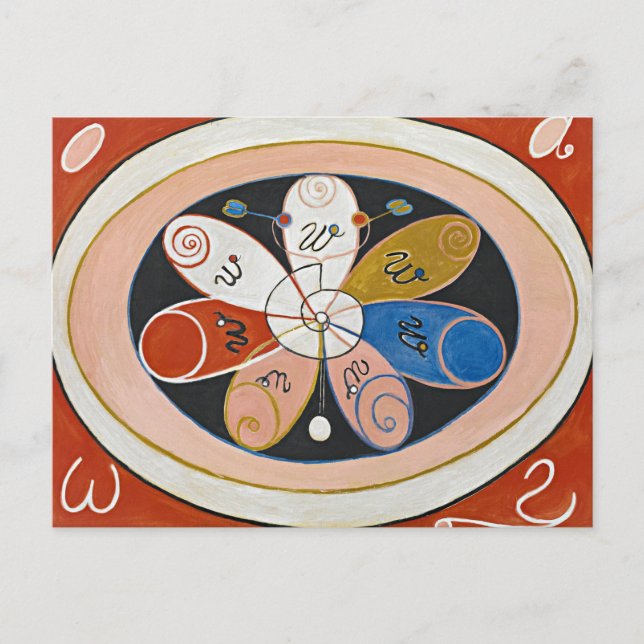 Affärskort av Hilma af Klint Vykort (Framsida)