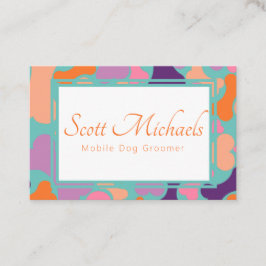 affärskort av hund med ben för sällskapsdjur visitkort