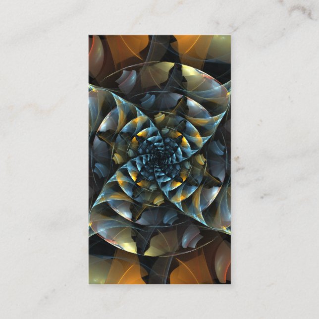 Affärskort av kontur av Pinjul-Abstrakt Visitkort (Framsida)