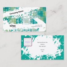 Affärskort av kreativ med QR - Retro Vibes (B)