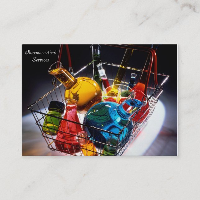 Affärskort av läkemedel visitkort (Framsida)