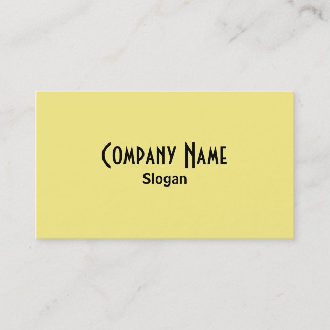 Affärskort av majs visitkort (Framsida)