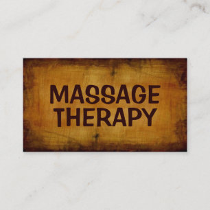 Affärskort av massageterapi mot que visitkort