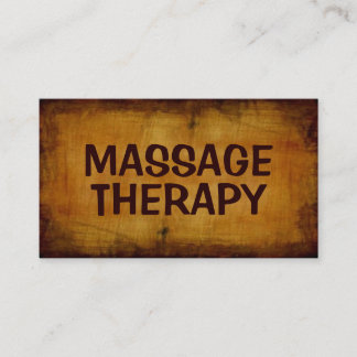 Affärskort av massageterapi mot que visitkort