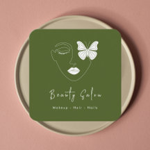 Affärskort av minimal Professionell för Beauty Sal