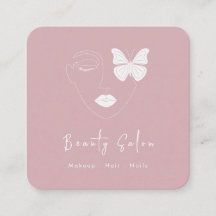 Affärskort av minimal Professionell för Beauty Sal