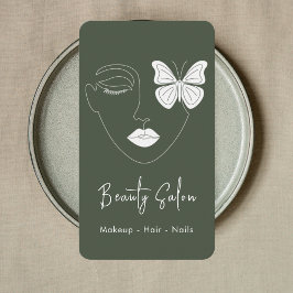 Affärskort av minimal Professionell för Beauty Sal Visitkort