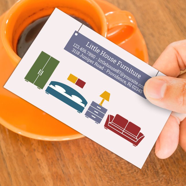 Affärskort av möbler visitkort (Skapare uppladdad)