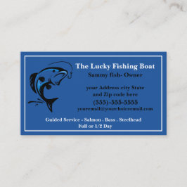 Affärskort av Professionellen av fiskeloggbok Visitkort