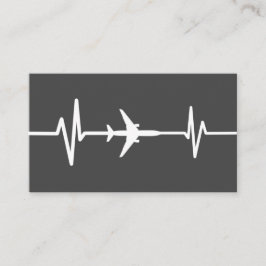 Affärskort av puls för luftfartyg visitkort