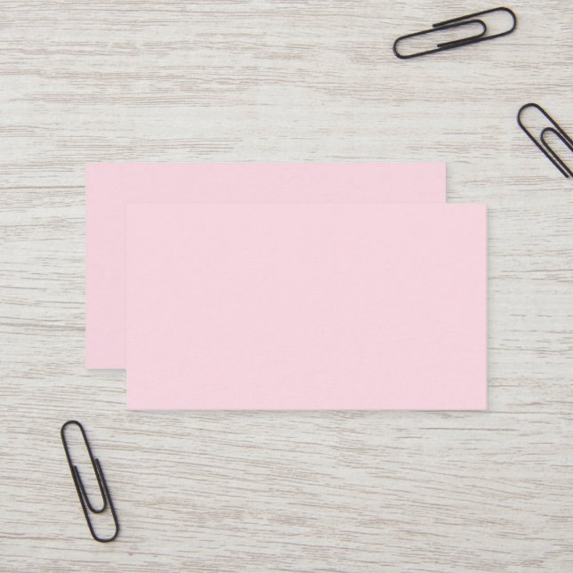 Affärskort av svinRosa Visitkort (Fram/Back In Situ)