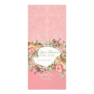 Affärskort - Baroque English Ro Blommigt Reklamkort