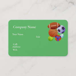 Affärskort basketboll visitkort