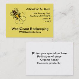 Affärskort - Bee Keeper Visitkort