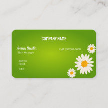 Affärskort blomma