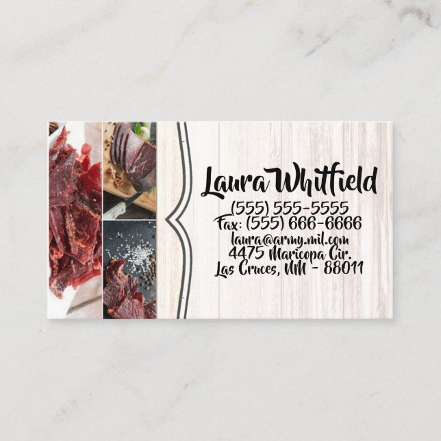 Affärskort Boots Land Rustic Westernare Bära Ba Visitkort (Framsida)