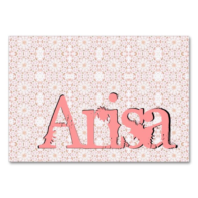 Affärskort Bordsnummer (Framsidan)