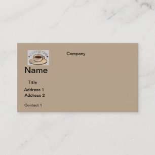 affärskort COFFEE DESIGN Visitkort