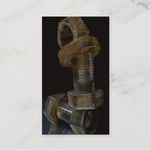 Affärskort Construction Worker Visitkort (Framsida)