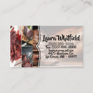 Affärskort Cowboy Boots Barn Wood Rustic Counter Visitkort