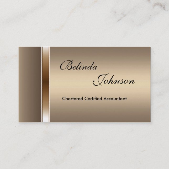 Affärskort Elegant Kaffeelit Visitkort (Framsida)