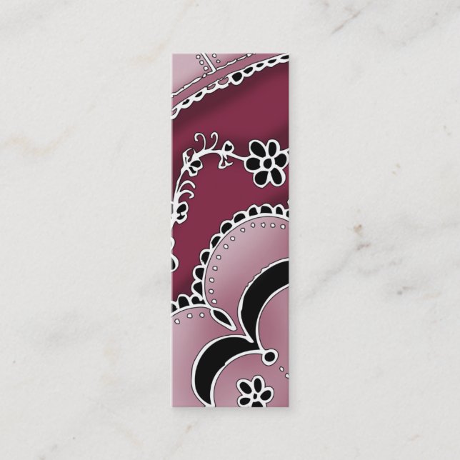 Affärskort för Actress-Smala för skådespelare Mini Visitkort (Framsida)