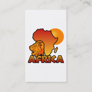 Affärskort för afrika - anpassa visitkort