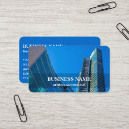 Affärskort för allmän entreprenör visitkort