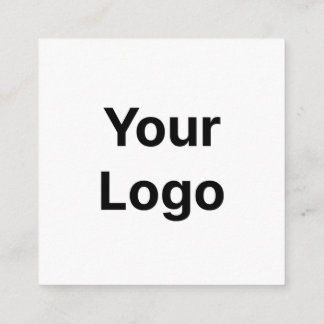 Affärskort för anpassade med QR-kod Fyrkantigt Visitkort